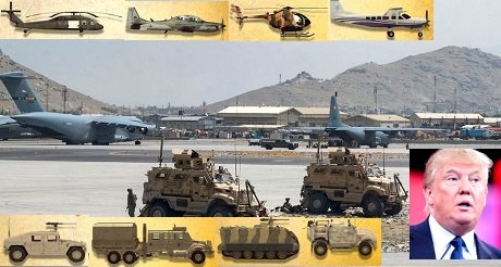 Trump propone bombardear los talibanes si no devuelven el armamento de EEUU