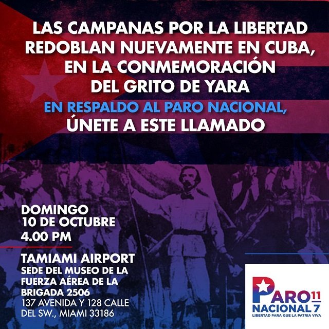 Respaldo al paro nacional en Cuba
