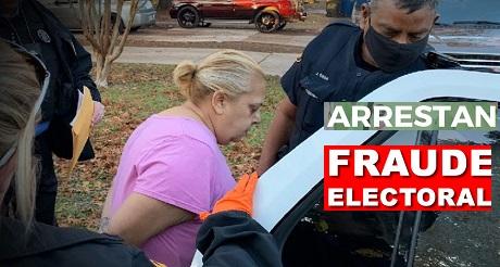 Arresto en Texas por fraude electoral