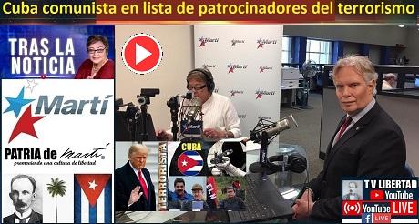 Cuba comunista en lista de patrocinadores del terrorismo