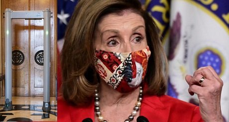 Pelosi viola leyes de seguridad del Capitolio
