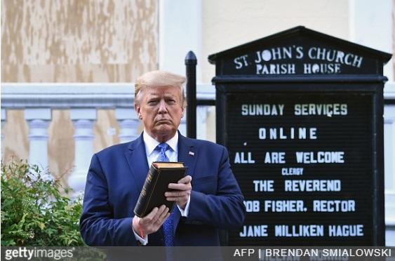 Trump ST John Church