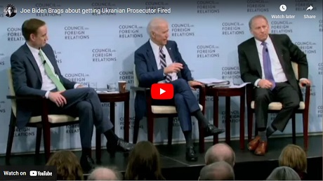 Biden Brags about getting Ukranian Prosecutor Fired