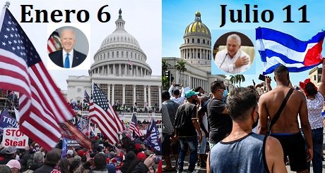 El regimen de Biden utiliza metodos del castrismo contra la oposicion
