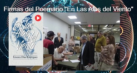 Firmas del Poemario En las Alas del Viento