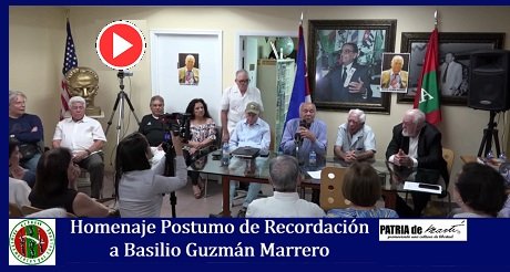Homenaje Postumo de Recordación a Basilio Guzmán Marrero