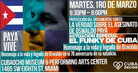 Homenaje a la vida y legado de Oswaldo Payá