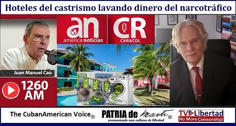 Hoteles del castrismo lavando dinero del narcotráfico