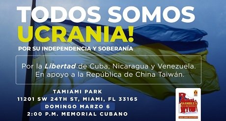 Invitacion evento Todos somos Ucrania