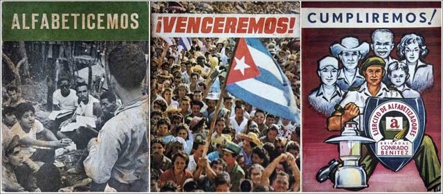 alfabetizacion adoctrinamiento en Cuba