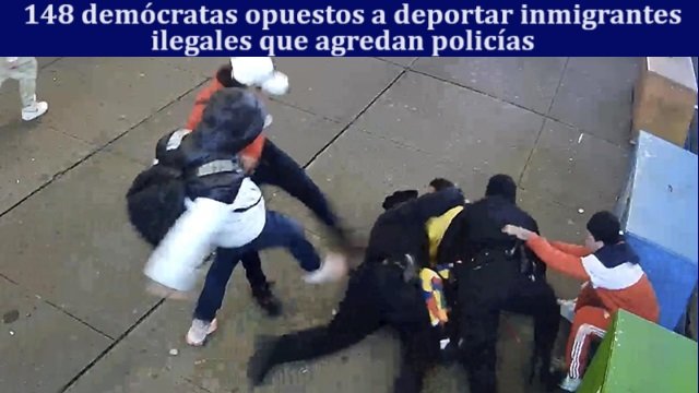 148 democratas opuestos a deportar ilegales que agredan policías