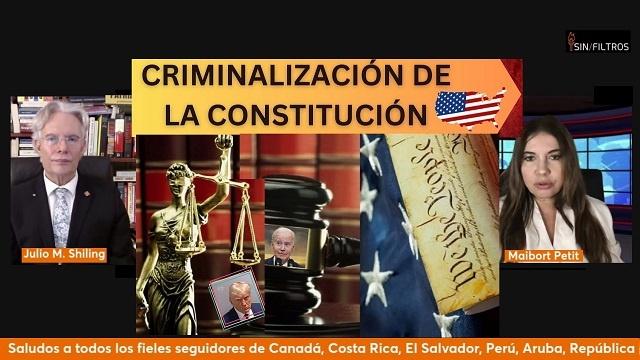 Criminalizacion de la Constitucion de EEUU deconstruccion del sistema