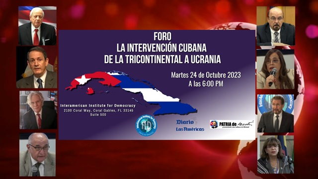 Foro La intervención cubana de la Tricontinental a Ucrania