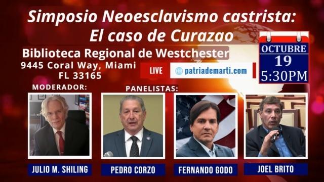 Invitacion Simposio Neoesclacismo castrista el caso de Curazao
