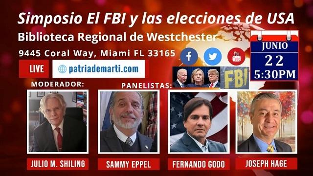 Invitación Simposio El FBI y las elecciones de USA