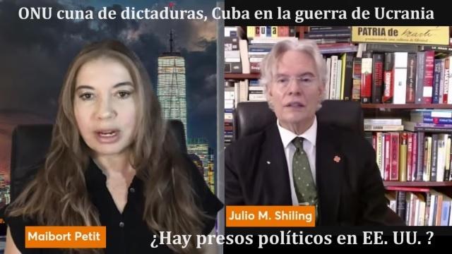 ONU cuna de dictaduras, Cuba guerra Ucrania, EE UU presos políticos