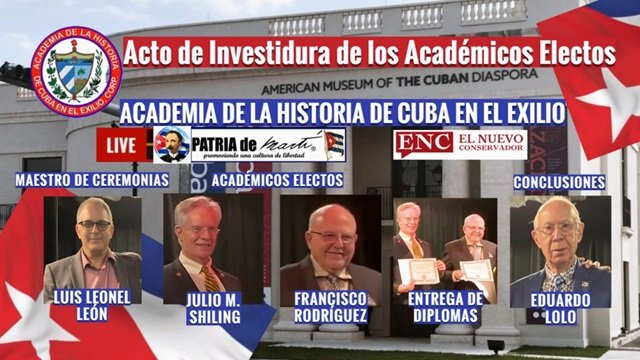 Acto de Investidura de los Académicos Electos de la AHCE