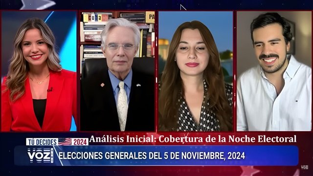 Análisis inicial cobertura de la noche electoral estadounidense 2024