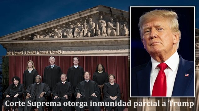 Corte Suprema otorga inmunidad parcial a Trump