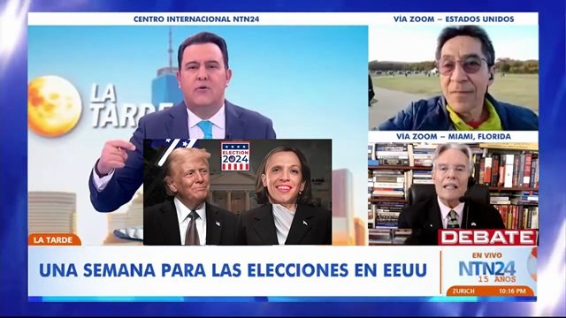 Debate: Trump vs Harris una semana antes de las elecciones