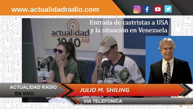 Entrada de castristas a eeuu y la situacion en Venezuela
