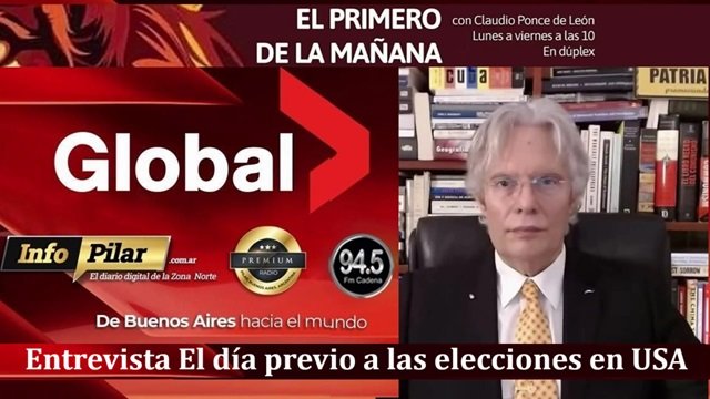 Entrevista El dia previo a las elecciones en USA