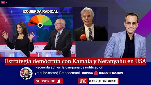 Estrategia democrata con Kamala y Netanyahu en usa