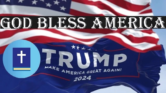 God bless America Trump