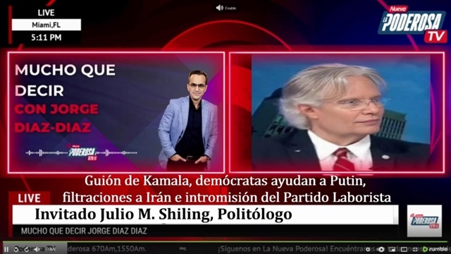 Guion Kamala democratas ayudan Putin filtraciones Iran intromisión Laborista