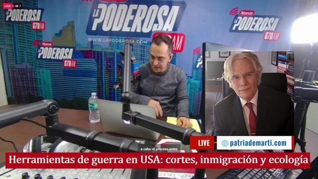 Herramientas de guerra en USA cortes inmigracion y ecologia