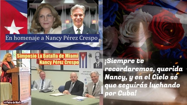 Te recordaremos siempre querida Nancy Pérez Crespo