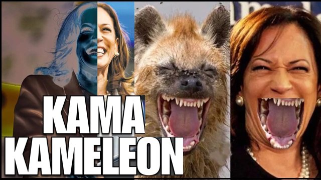Kamala Un Kamaleon político o Hiena política