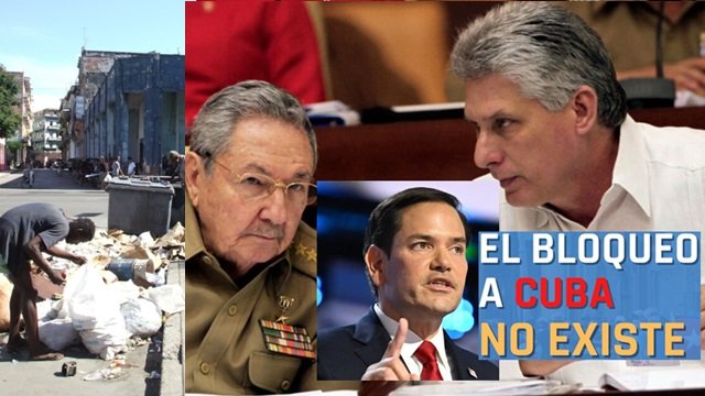 Marco Rubio desmiente el mito del regimen castrista sobre el bloqueo