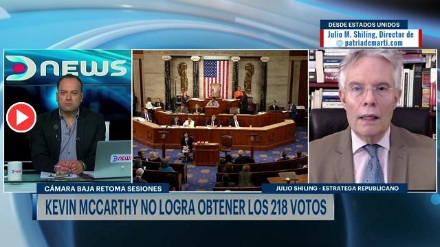 McCarthy no logra los votos necesarios para presidir la Camara
