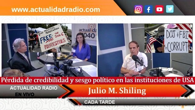 Perdida de credibilidad y sesgo político en las instituciones de USA