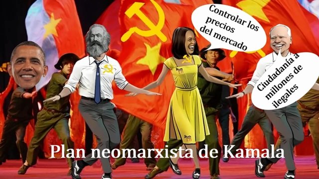 Plan neomarxista de Kamala para Estados Unidos