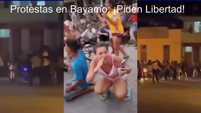 Protestas en Bayamo piden Libertad