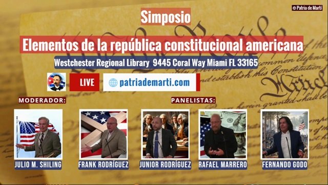 Simposio Elementos de la republica constitucional americana