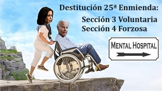 Sustitucion de Biden por incapacidad mental