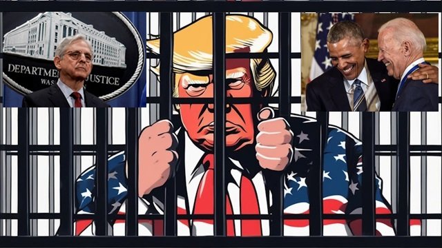 El régimen Biden-Obama convierte a Trump en un preso político