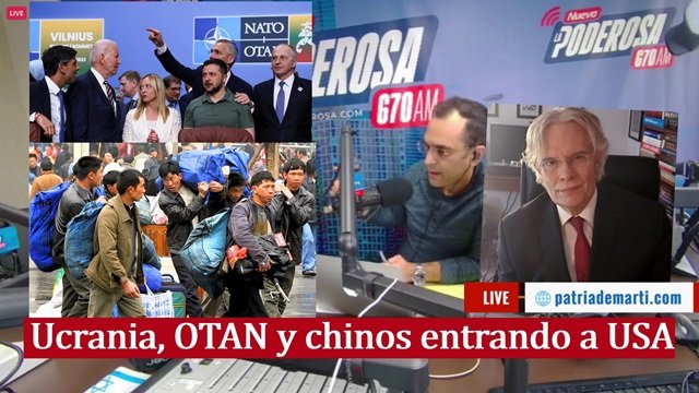 Ucrania, OTAN y chinos entrando a USA