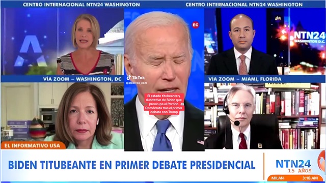 debate incapacidad mental y política de Diden como presidente en el debate con Trump