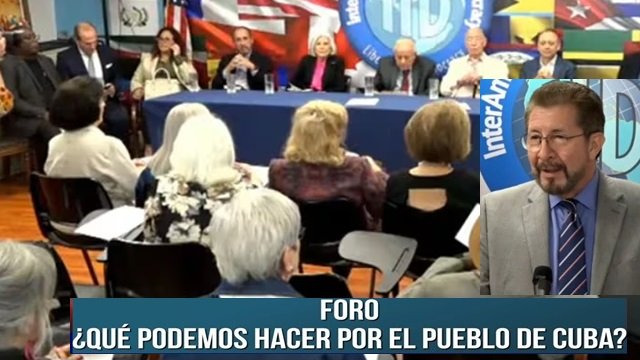 Expertos y defensores de DDHH participaron del foro “¿Qué podemos hacer por el pueblo de Cuba?”
