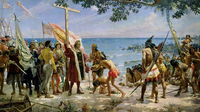 Cristobal Colon el descubridor y los descubiertos ante la historia