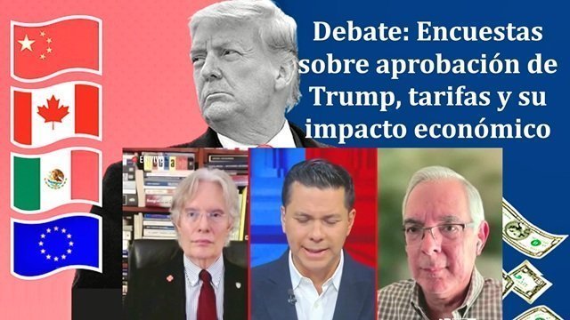Debate: encuestas sobre aprobación de Trump, tarifas y su impacto económico
