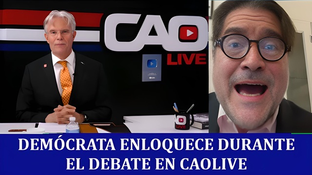 Democrata enloquece en debate en CAOLIVE