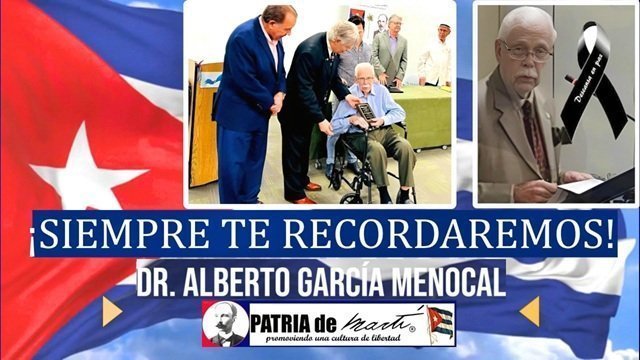 Homenaje al Dr Alberto Garcia Menocal