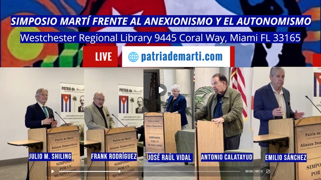 Simposio Marti frente al anexionismo y autonomismo