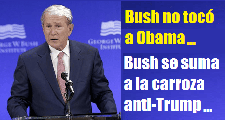 Bush en la Carroza Anti-Tump