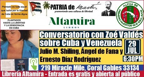 Conversatorio con Zoé Valdés sobre Cuba y Venezuela